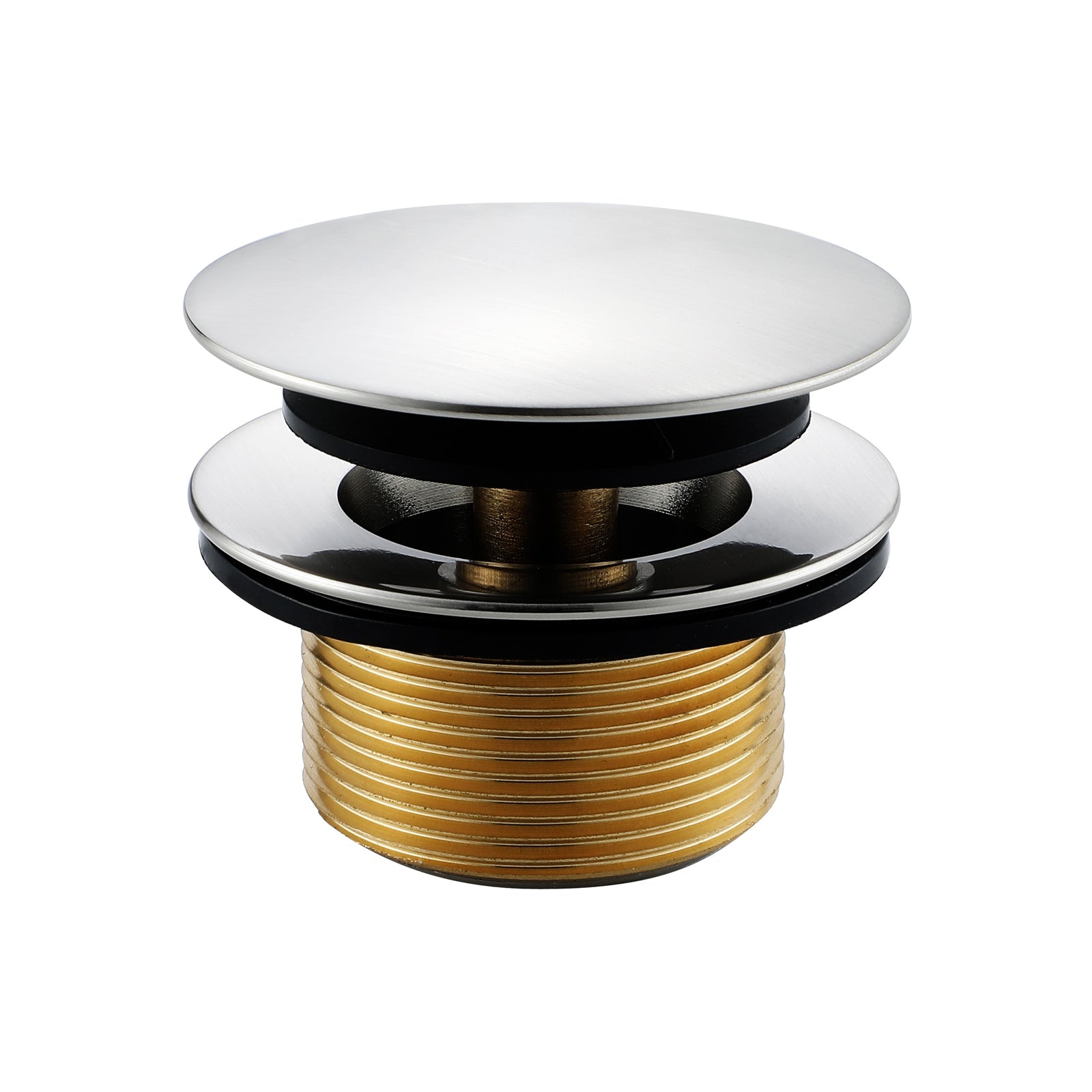 Tip-Toe Tub Trim Set with Two-Hole Overflow Faceplate, Replacement Bath Drain Trim Kit with 2-Hole Overflow Faceplate and Universal Fine/Coarse Thread 7 finishing colors available