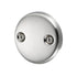 Tip-Toe Tub Trim Set with Two-Hole Overflow Faceplate, Replacement Bath Drain Trim Kit with 2-Hole Overflow Faceplate and Universal Fine/Coarse Thread 7 finishing colors available