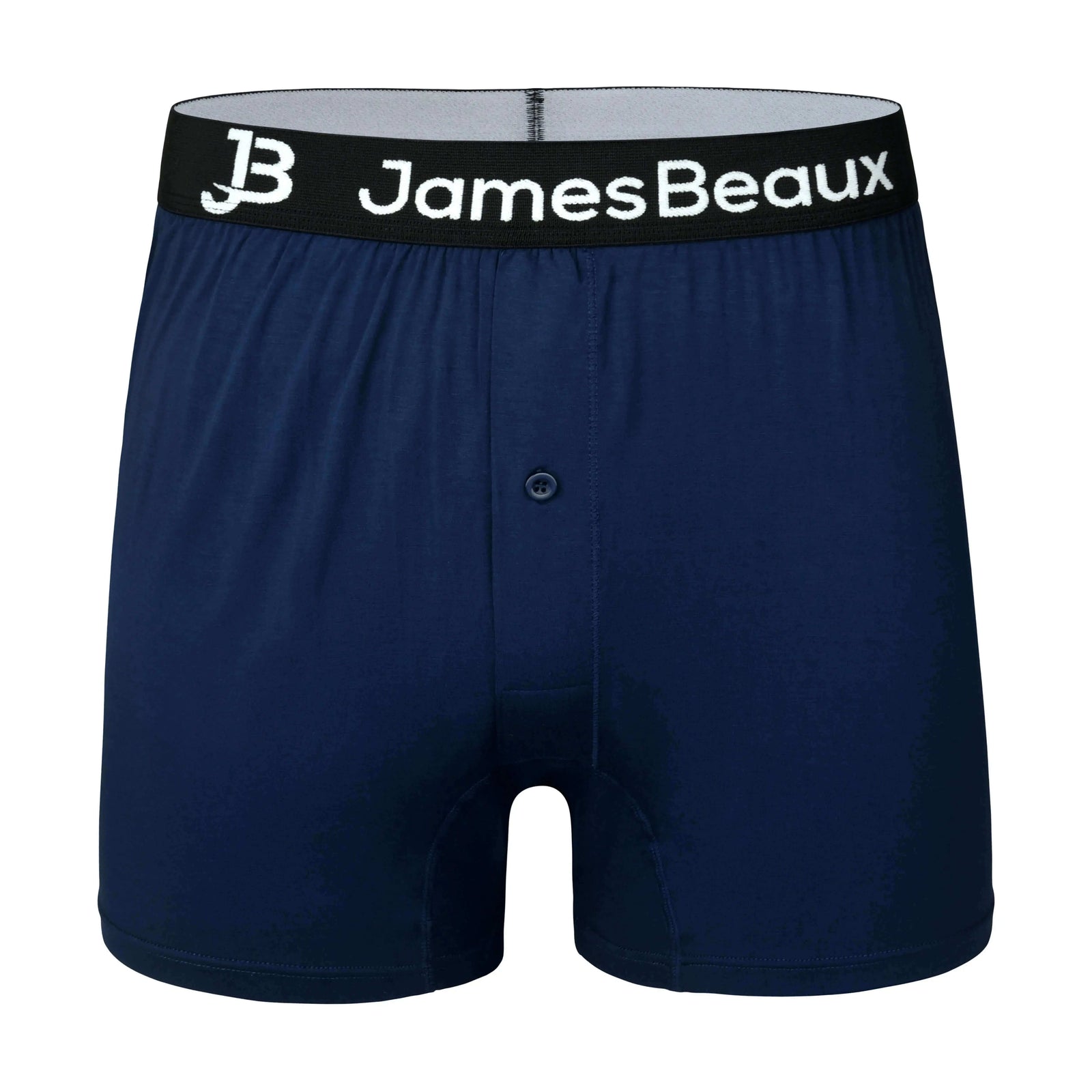 3-Pack Men's Navy Blue 95% Bamboo Boxer Shorts