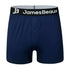3-Pack Men's Navy Blue 95% Bamboo Boxer Shorts