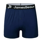 Men's Navy 95% Viscose from Bamboo Boxer Shorts