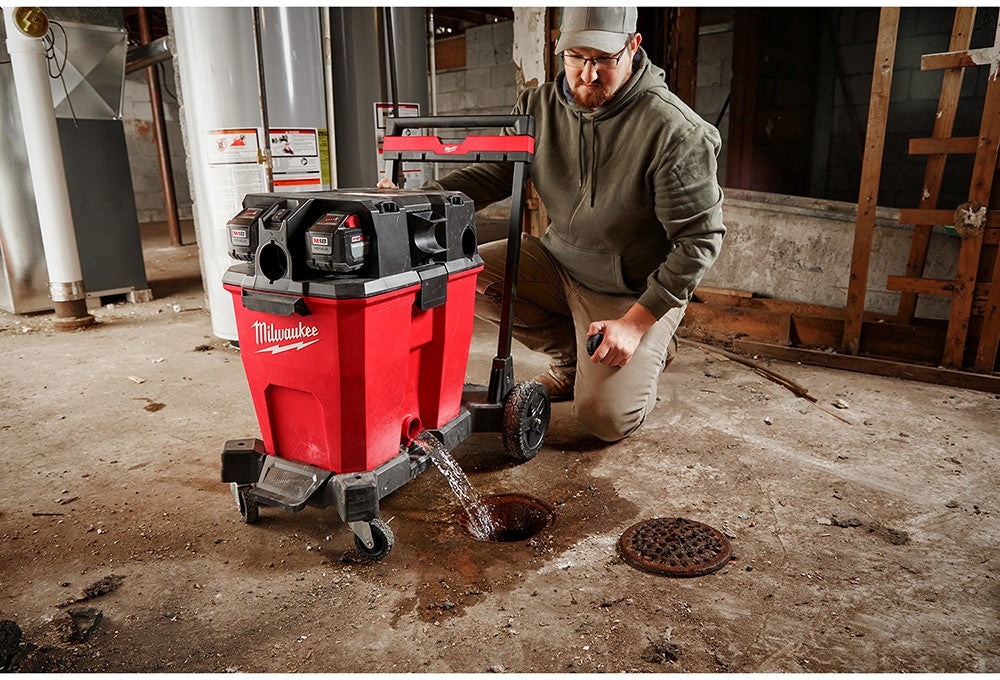 Milwaukee 0932-30 M18 12 Gallon Wet/Dry Shop Vacuum Tank - Tundra Globe