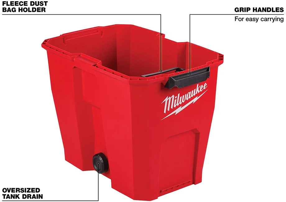 Milwaukee 0932-30 M18 12 Gallon Wet/Dry Shop Vacuum Tank