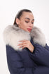 Genuine Silver Fox Down Fill Coat