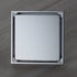 Chrome brass floor drain 4x4inch