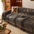 Butterfly Jacquard Soft Couch Blankets Cover for Couch Reversible Modern Sofa Slipcover Throw Covers
