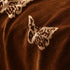Butterfly Jacquard Soft Couch Blankets Cover for Couch Reversible Modern Sofa Slipcover Throw Covers
