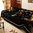 Butterfly Jacquard Soft Couch Blankets Cover for Couch Reversible Modern Sofa Slipcover Throw Covers
