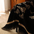Butterfly Jacquard Soft Couch Blankets Cover for Couch Reversible Modern Sofa Slipcover Throw Covers