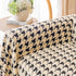 Luxury Plush Universal Couch Cover Blanket, Washable Couch Protector Houndstooth Sofa Covers