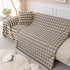 Luxury Plush Universal Couch Cover Blanket, Washable Couch Protector Houndstooth Sofa Covers