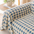 Luxury Plush Universal Couch Cover Blanket, Washable Couch Protector Houndstooth Sofa Covers