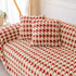 Luxury Plush Universal Couch Cover Blanket, Washable Couch Protector Houndstooth Sofa Covers