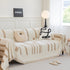 Soft Cozy Chenille Throw Cover for Couch with Tassel Accents, Dustproof Soft Throws for Sofa
