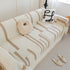 Soft Cozy Chenille Throw Cover for Couch with Tassel Accents, Dustproof Soft Throws for Sofa