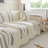 Soft Cozy Chenille Throw Cover for Couch with Tassel Accents, Dustproof Soft Throws for Sofa