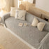 Sofa Cover Throw with Lace Trim & Pom-Pom Fringe, Decorative Couch Cover Blanket