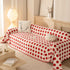 Chenille Polka Dot Sofa Cover Throw, Soft Thick Couch Cover Blanket Furniture Covers