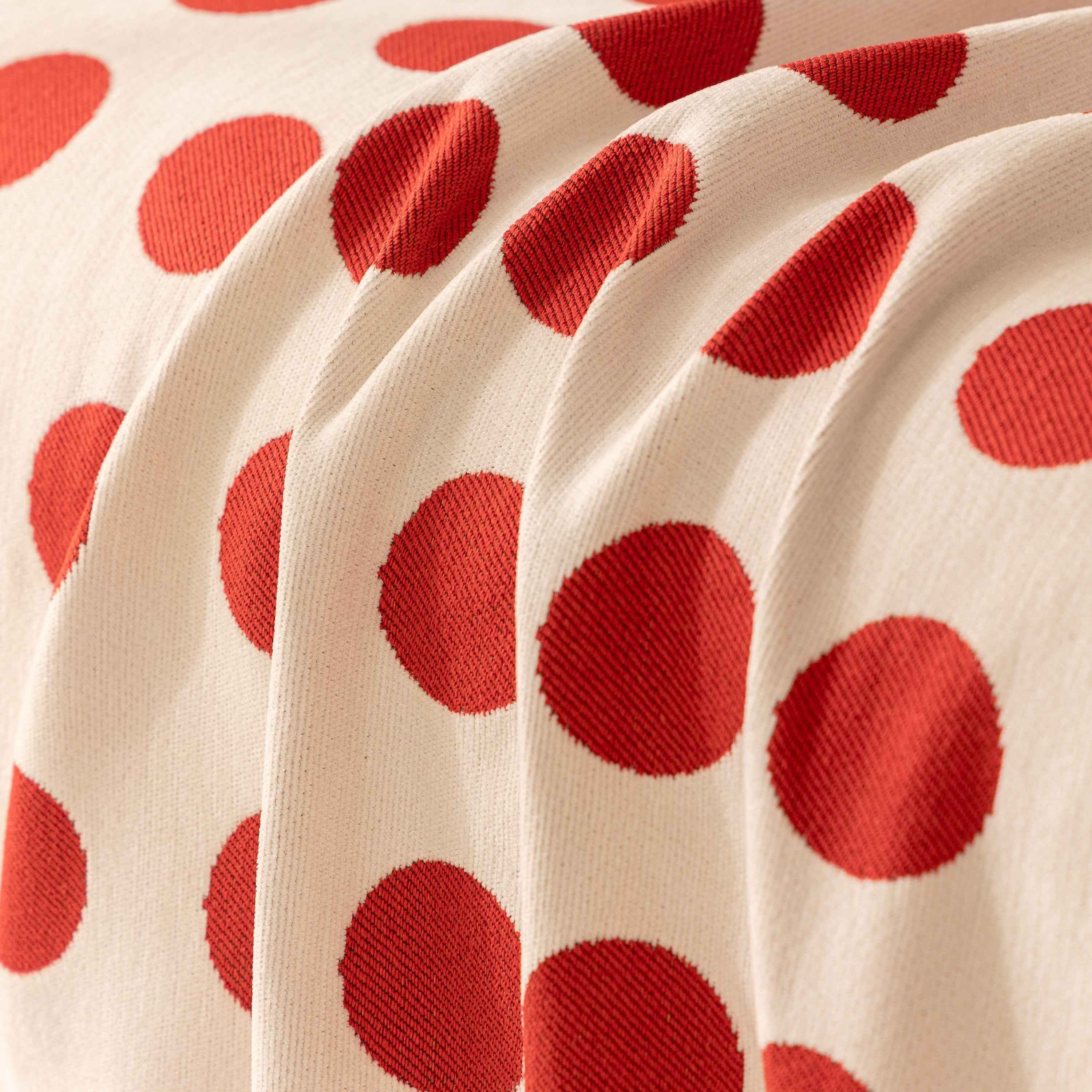 Chenille Polka Dot Sofa Cover Throw, Soft Thick Couch Cover Blanket Furniture Covers