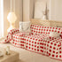Chenille Polka Dot Sofa Cover Throw, Soft Thick Couch Cover Blanket Furniture Covers