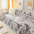 Thick Faux Fur Couch Cover Fluffy Fuzzy Warm Washable Furniture Protector for Kids Pets