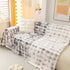 Thick Faux Fur Couch Cover Fluffy Fuzzy Warm Washable Furniture Protector for Kids Pets