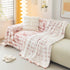 Thick Faux Fur Couch Cover Fluffy Fuzzy Warm Washable Furniture Protector for Kids Pets