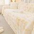 Thick Faux Fur Couch Cover Fluffy Fuzzy Warm Washable Furniture Protector for Kids Pets