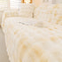 Thick Faux Fur Couch Cover Fluffy Fuzzy Warm Washable Furniture Protector for Kids Pets