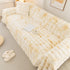 Thick Faux Fur Couch Cover Fluffy Fuzzy Warm Washable Furniture Protector for Kids Pets