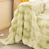 Thick Faux Fur Couch Cover Fluffy Fuzzy Warm Washable Furniture Protector for Kids Pets