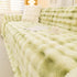 Thick Faux Fur Couch Cover Fluffy Fuzzy Warm Washable Furniture Protector for Kids Pets