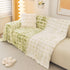 Thick Faux Fur Couch Cover Fluffy Fuzzy Warm Washable Furniture Protector for Kids Pets