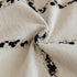 Grid Sofa Cover with Ruffle Skirt – Soft, Decorative, Full-Cover Couch Protector