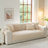 Floral Cotton Quilted Sofa Cover, Non-Slip Couch Protector with Scalloped Edges