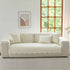 Floral Cotton Quilted Sofa Cover, Non-Slip Couch Protector with Scalloped Edges