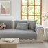 Floral Cotton Quilted Sofa Cover, Non-Slip Couch Protector with Scalloped Edges