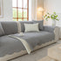 Floral Cotton Quilted Sofa Cover, Non-Slip Couch Protector with Scalloped Edges