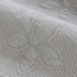 Floral Cotton Quilted Sofa Cover, Non-Slip Couch Protector with Scalloped Edges