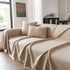 Herringbone Textured Sofa Throw Blanket, Durable Pet Friendly Modern Couch Slipcover