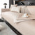 Waterproof Faux Leather Slipcover with Non-Slip Backing for Sofa, Pet Couch Protector for Living Room