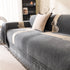Jacquard Floral Band Sofa Cover with Tassels, Thick Textured Couch Throw Blanket