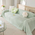 Cooling Ice Silk Sofa Throw Cover, Summer Diamond Textured Furniture Protector Blanket