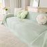 Cooling Ice Silk Sofa Throw Cover, Summer Diamond Textured Furniture Protector Blanket