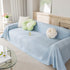 Cooling Ice Silk Sofa Throw Cover, Summer Diamond Textured Furniture Protector Blanket