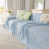 Cooling Ice Silk Sofa Throw Cover, Summer Diamond Textured Furniture Protector Blanket
