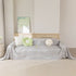 Cooling Ice Silk Sofa Throw Cover, Summer Diamond Textured Furniture Protector Blanket