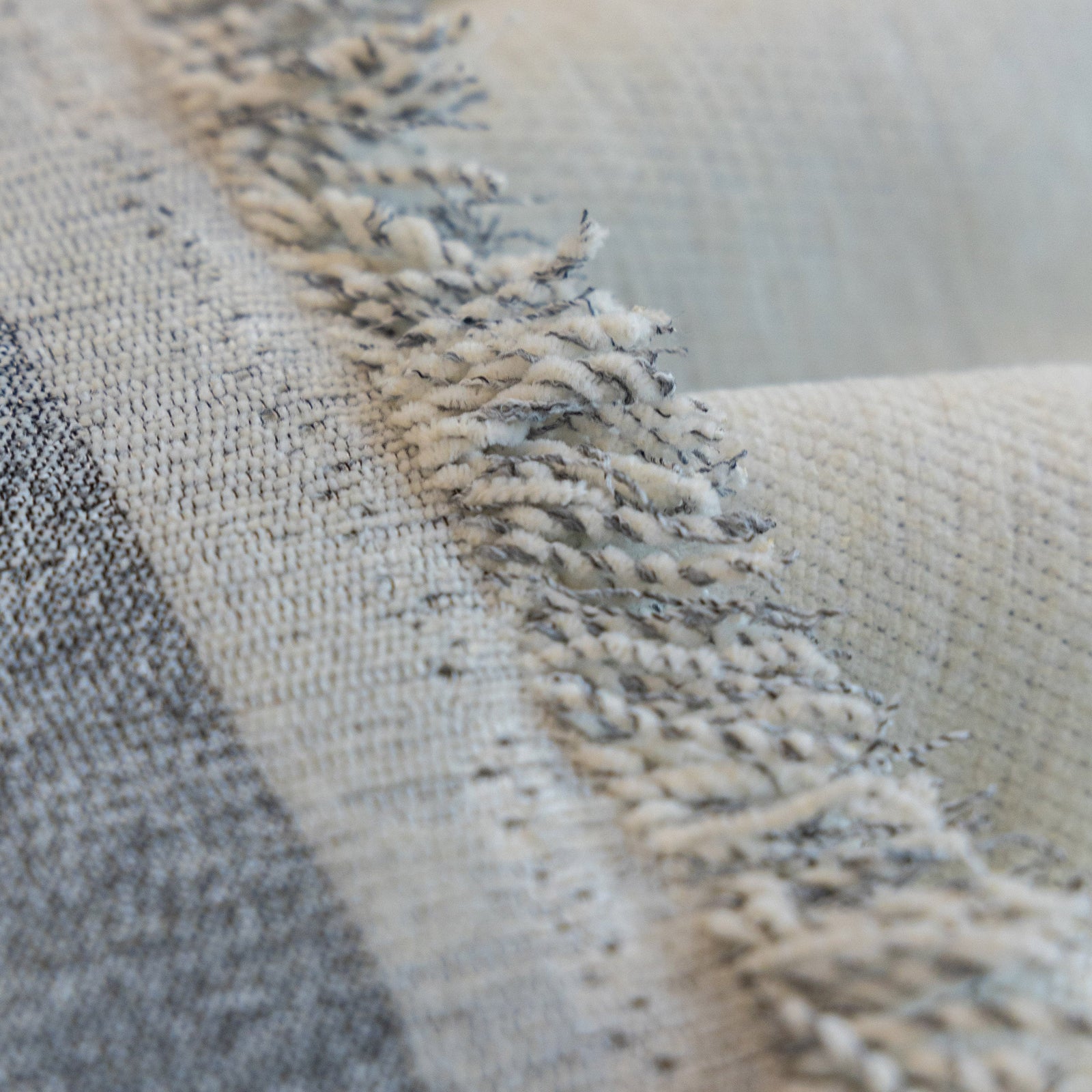 Cozy Couch Throw Blanket with Tassels, Jacquard Leaf Pattern Furniture Protector