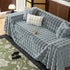 Thick Faux Fur Sofa Cover Fluffy Plush Warm Sofa Slipcover Furniture Protector for Couch Bed
