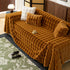Thick Faux Fur Sofa Cover Fluffy Plush Warm Sofa Slipcover Furniture Protector for Couch Bed